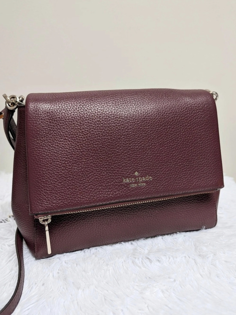 Kate Spade Leila Medium Flap Shoulder Bag – Genuine Leather - Picture 2 of 16